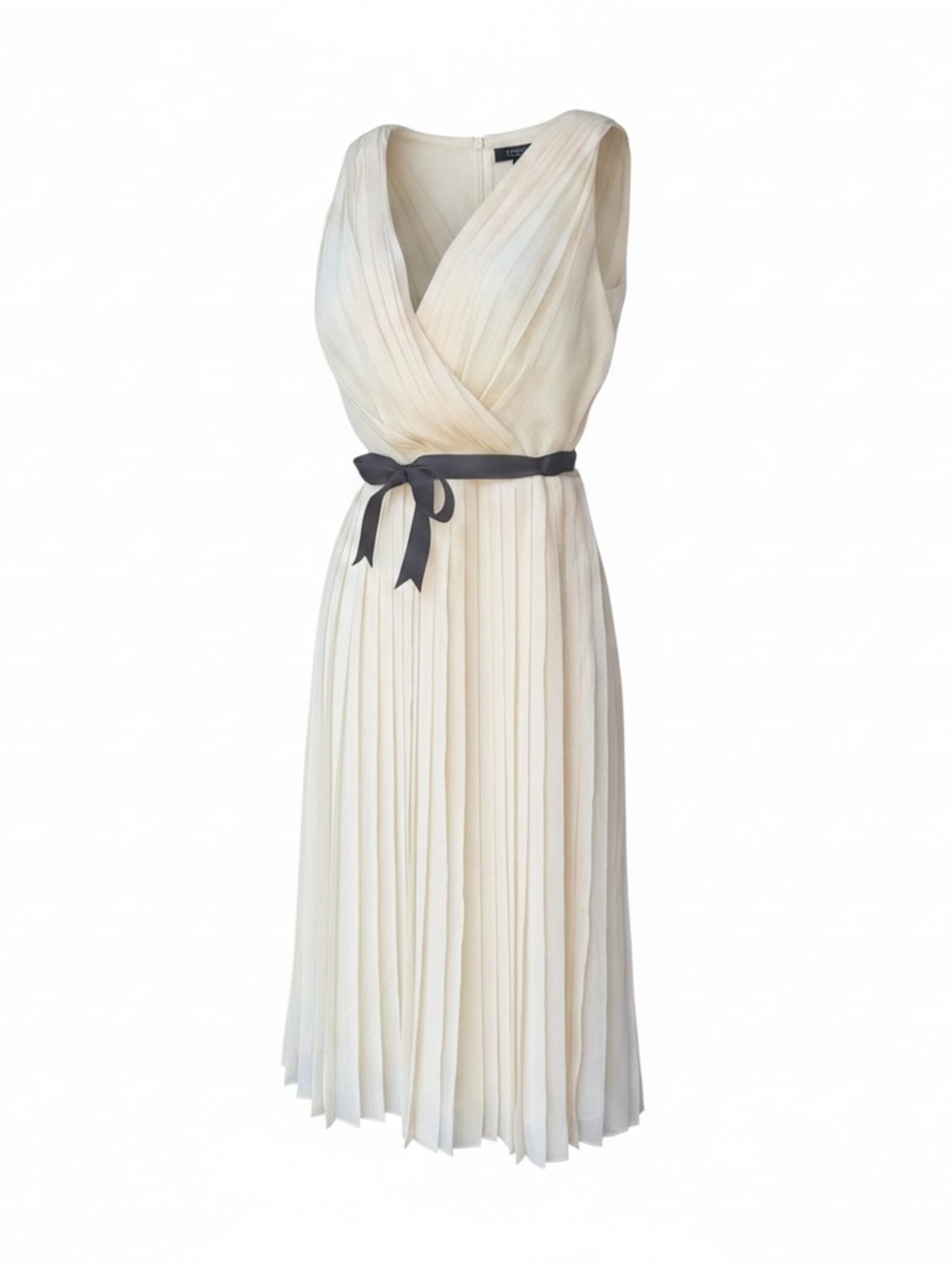 Lauren Ralph Lauren 100% Silk Pleated Midi Dress NWT Size 10